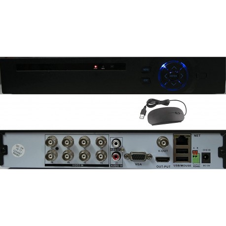 DVR 5 in 1 AHD/CVI/TVI/IP/Analogico