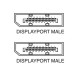 Cavo DisplayPort 1.2 M/M 4K 60 Hz, 2.0 mt
